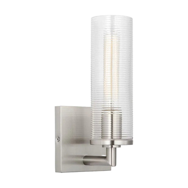 Sarita Single Wall Light by Visual Comfort in Brushed Nickel