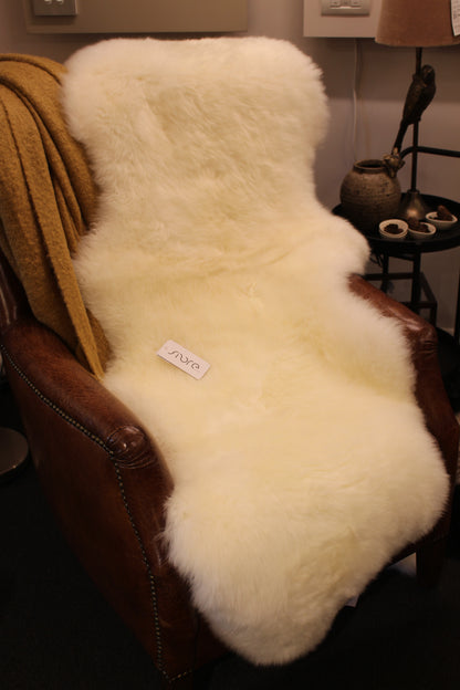 Rug Long Wool Double Sheepskin - Ivory