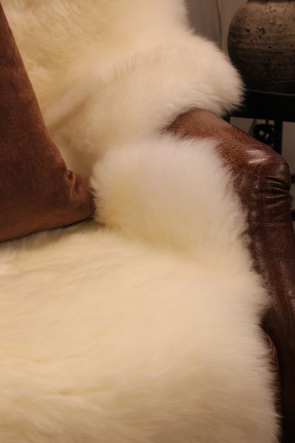 Rug Long Wool Double Sheepskin - Ivory