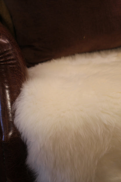 Rug Long Wool Double Sheepskin - Ivory