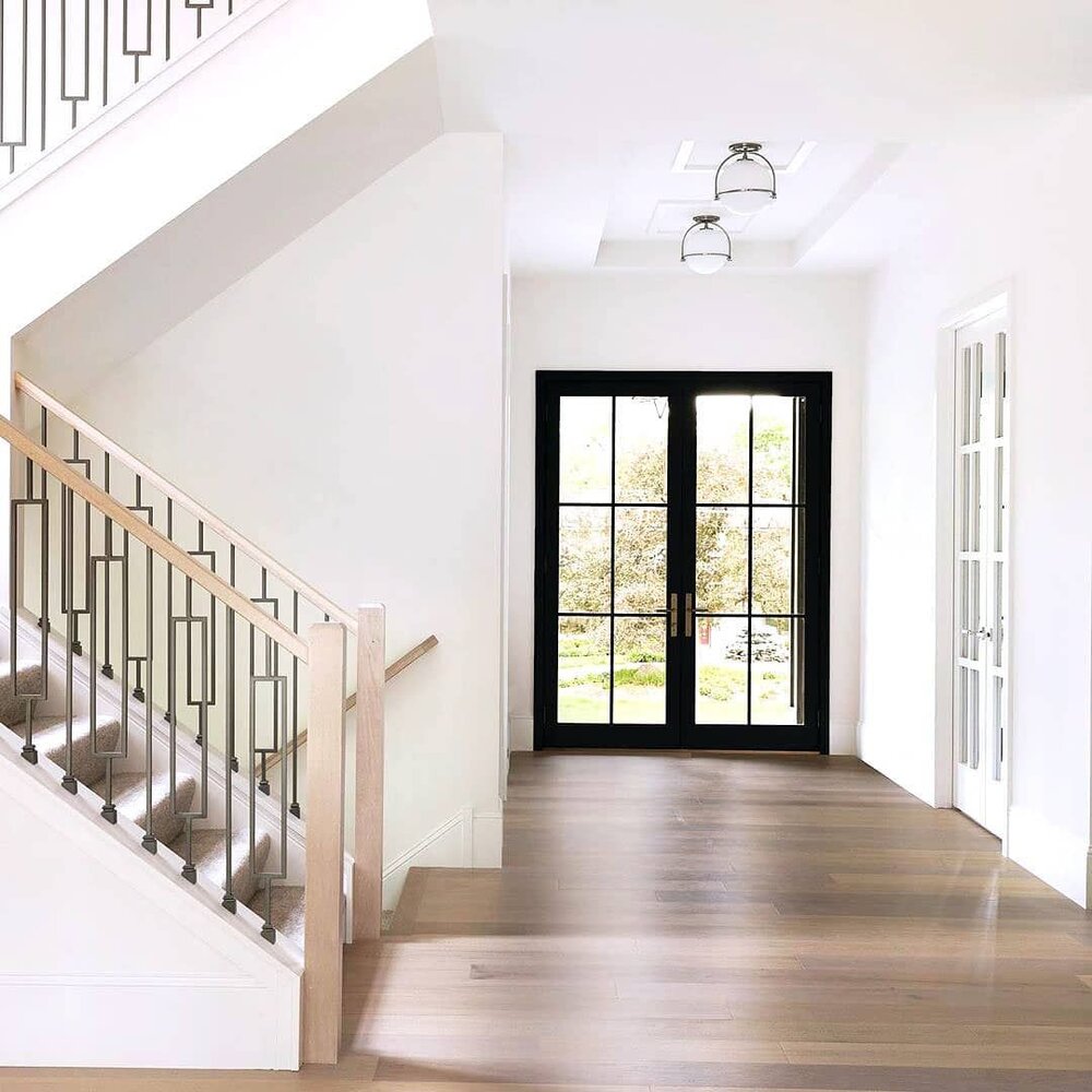 Somerset Semi-Flush Ceiling Light by Hinkley in a styled interior