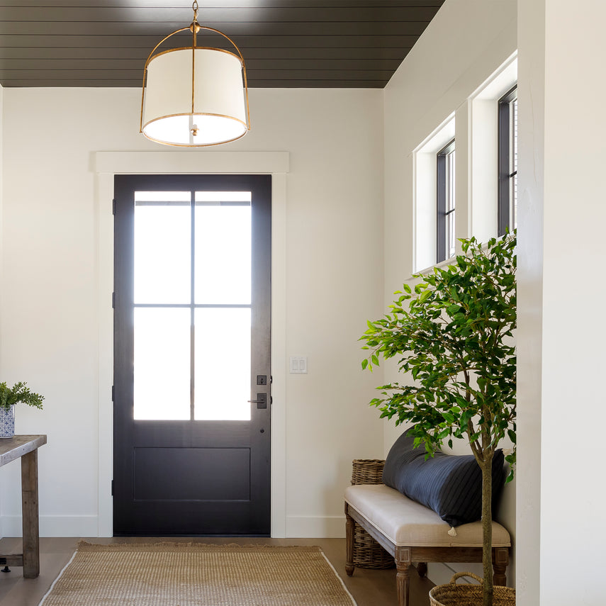 Stonington 2 Light Pendant by Visual Comfort in a styled interior