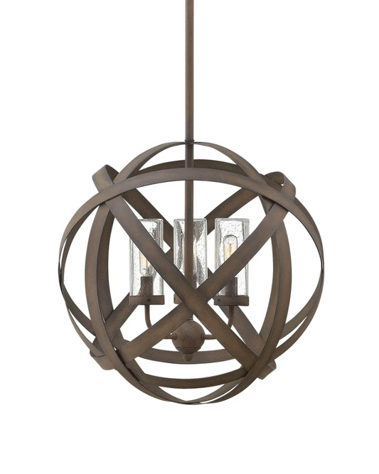 Carson 3 Light Exterior Pendant by Hinkley Lighting