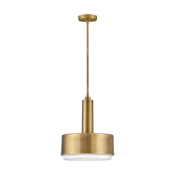 Cedric 2 Light Pendant by Hinkley in Lacquered Brass