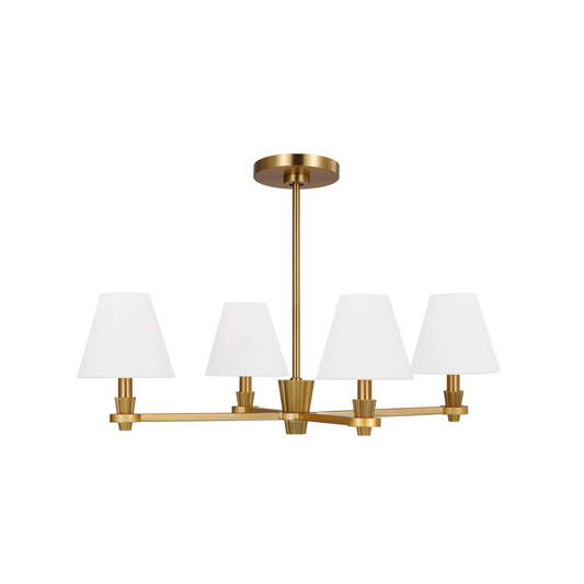 Paisley 4 Light Medium Chandelier by Visual Comfort Studio
