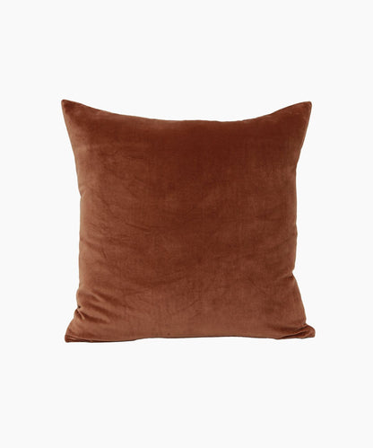 Velvet Cushion Square - Cinnamon