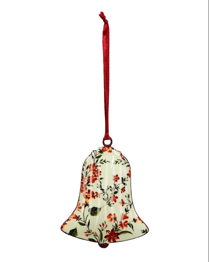 Enamel Christmas Decoration Hanging - Cosmos Bell