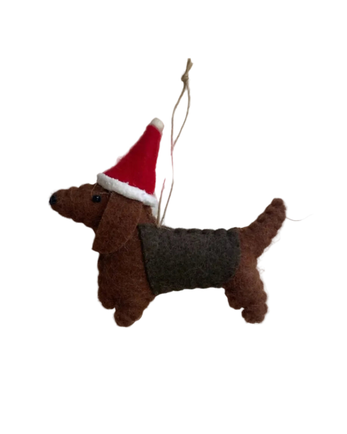 Felt Christmas Decoration Hanging Dog - Coco