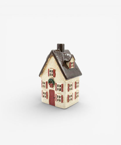 Nordgard Tea Light Tall Villa with Bow Wreath