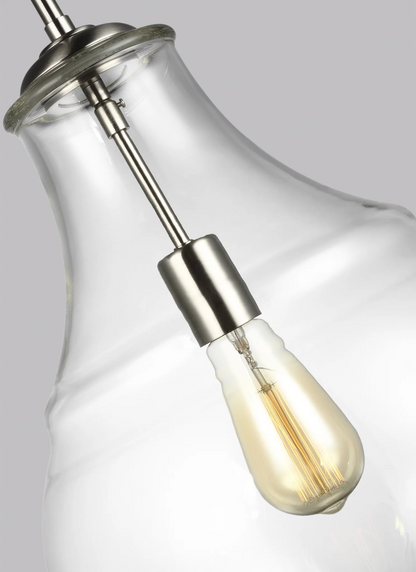 Zola Glass Pendant by Visual Comfort Generation