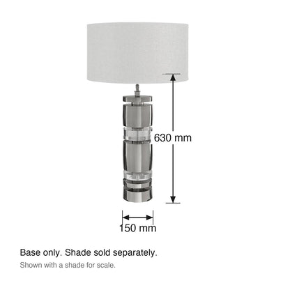 Armando Plexi Table Lamp Base dimensions in millimetres