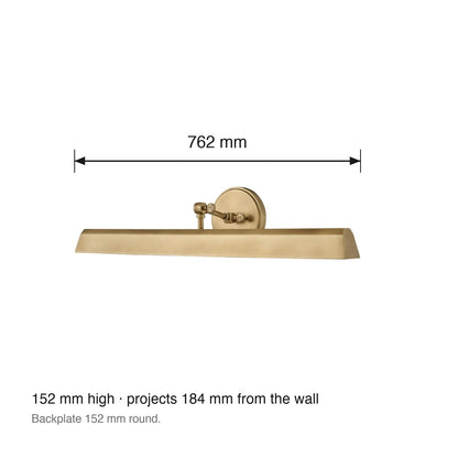 Arti Large Picture Light by Hinkley dimensions in millimetres