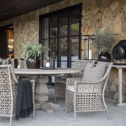 Artwood French Outdoor Round Dining Table | Large