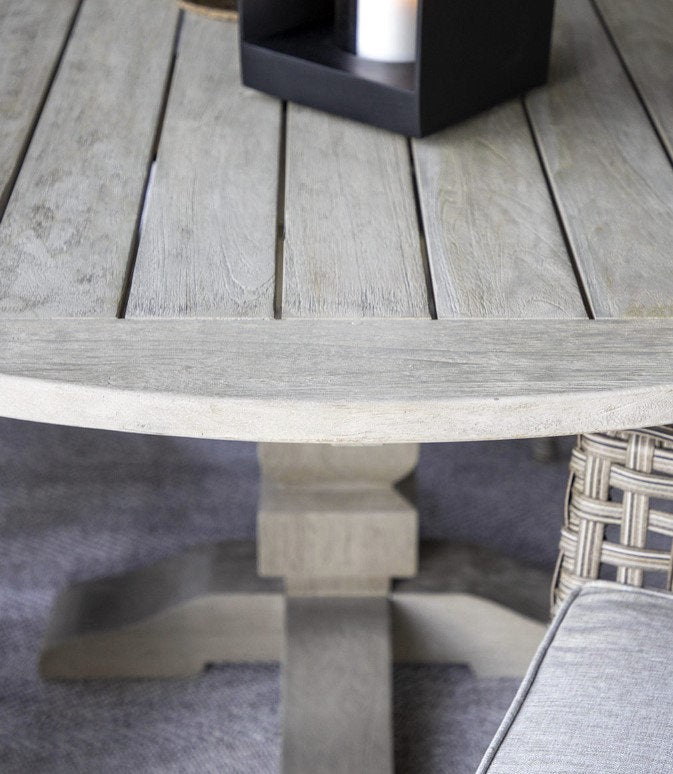 Artwood French Outdoor Round Dining Table | Large