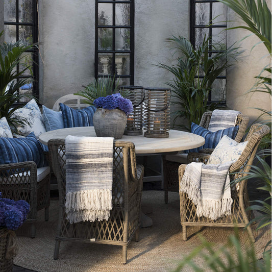 Artwood French Outdoor Round Dining Table | Small