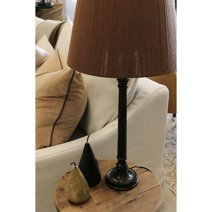 Petite Lamp Base in Slate Finish