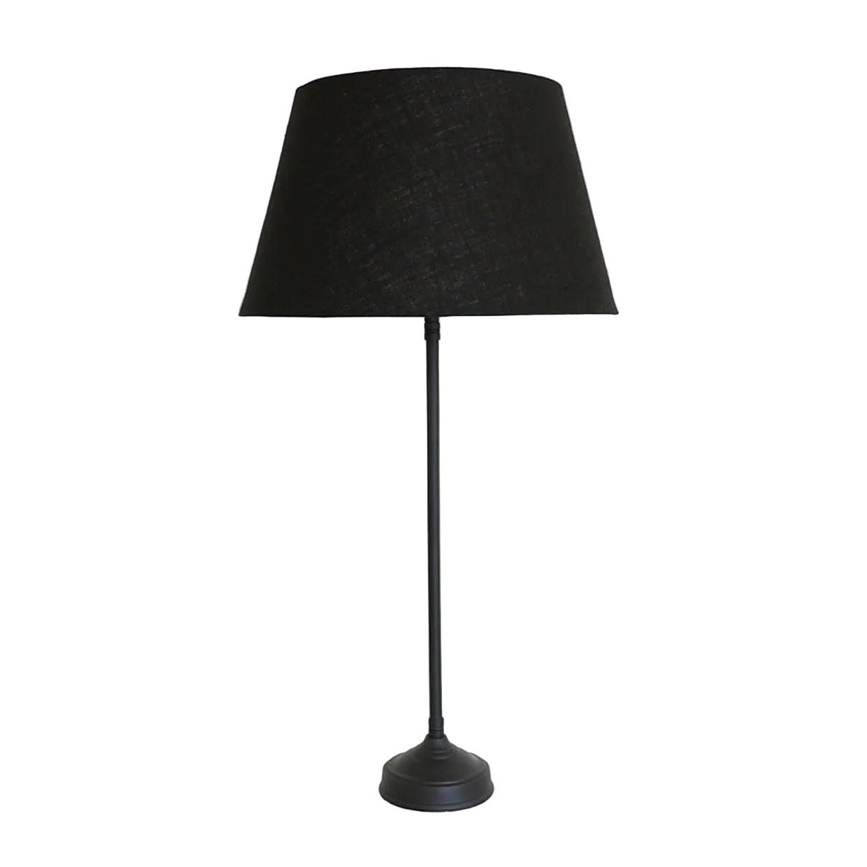 Parisian Style Candle Lamp Base Matt Black