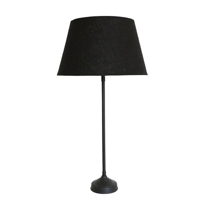 Parisian Style Candle Lamp Base Matt Black