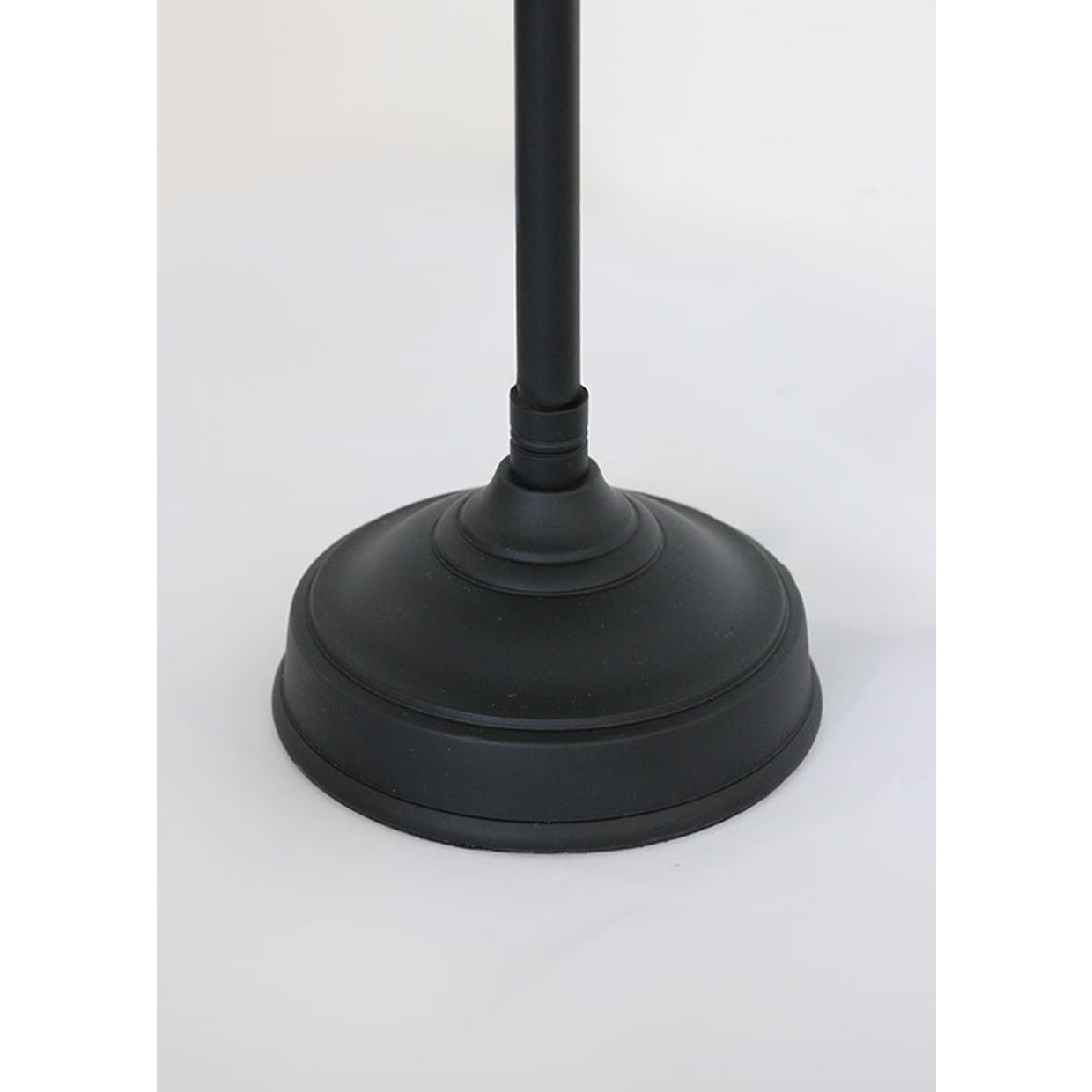 Parisian Style Candle Lamp Base Matt Black