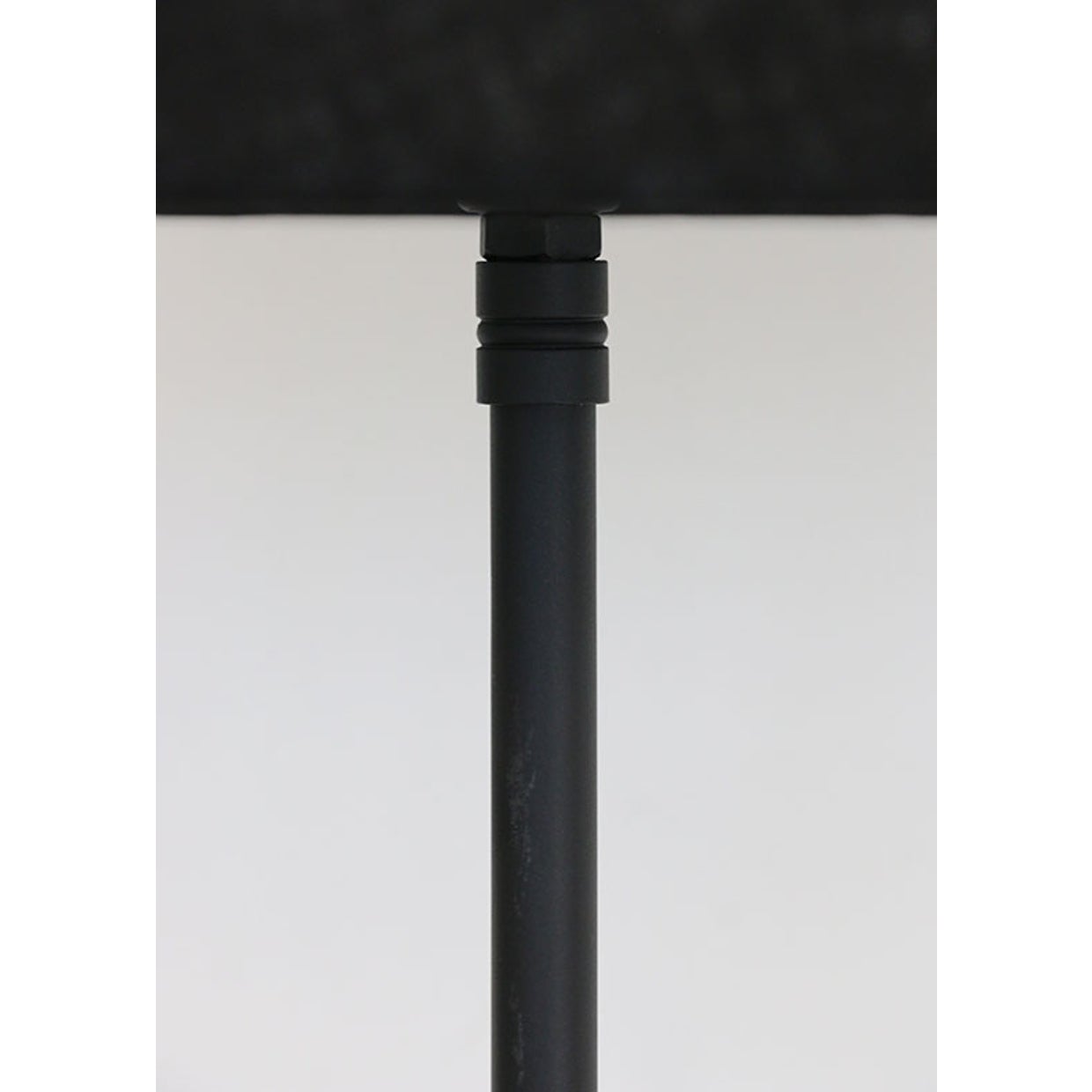 Parisian Style Candle Lamp Base Matt Black