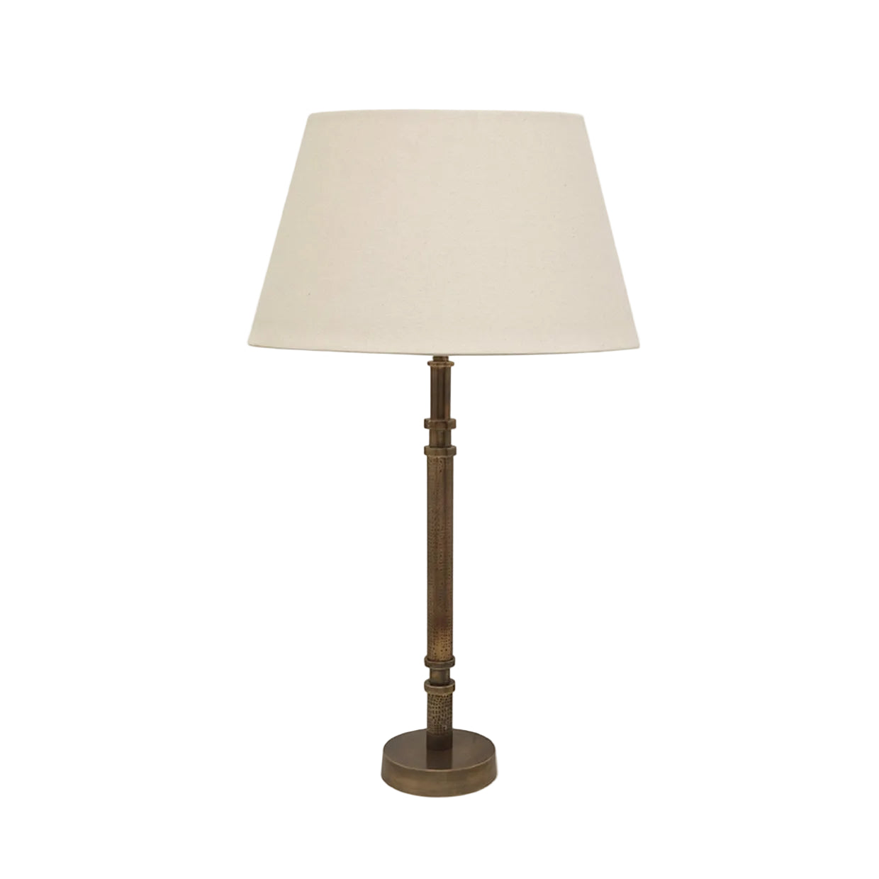 Candle Table Lamp Base in Brass Finish