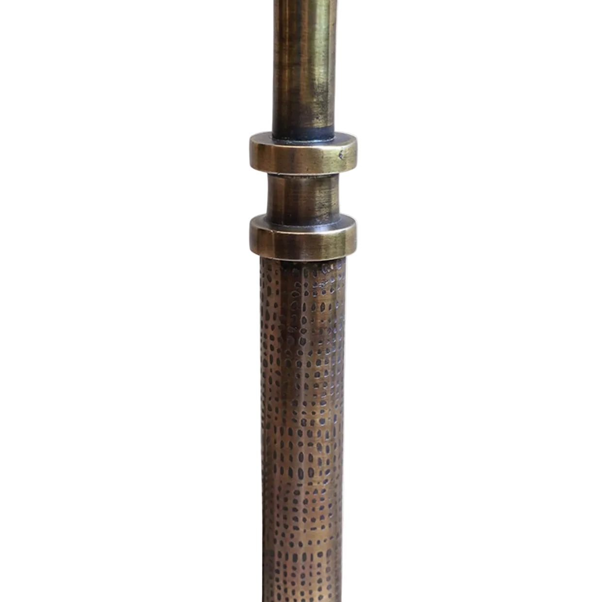 Candle Table Lamp Base in Brass Finish