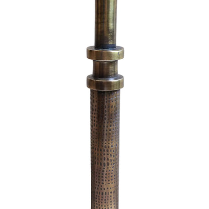 Candle Table Lamp Base in Brass Finish