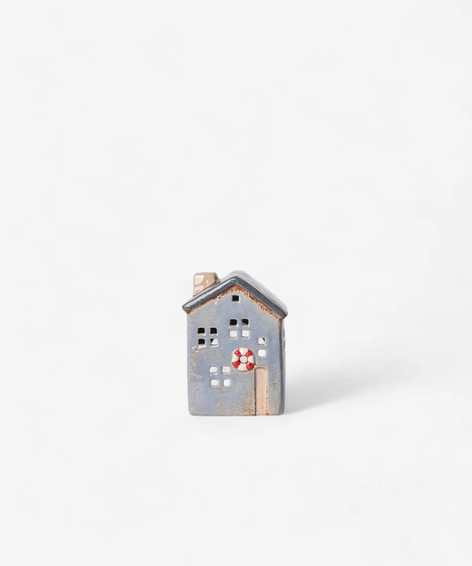 Saint Malo Tea Light House with Buoy Small