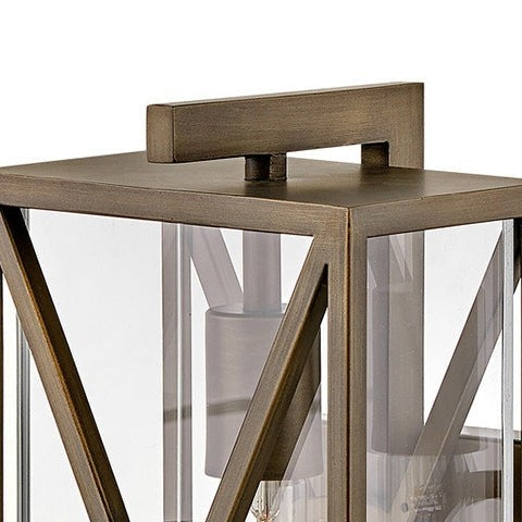 Clear mitred glass