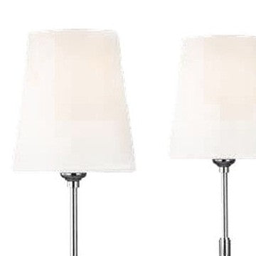 White linen shades