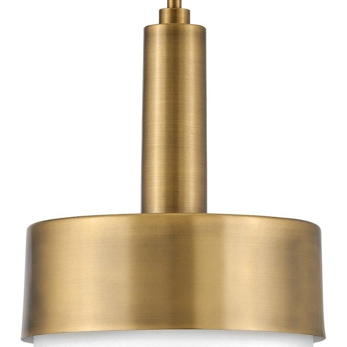 Lacquered brass shade