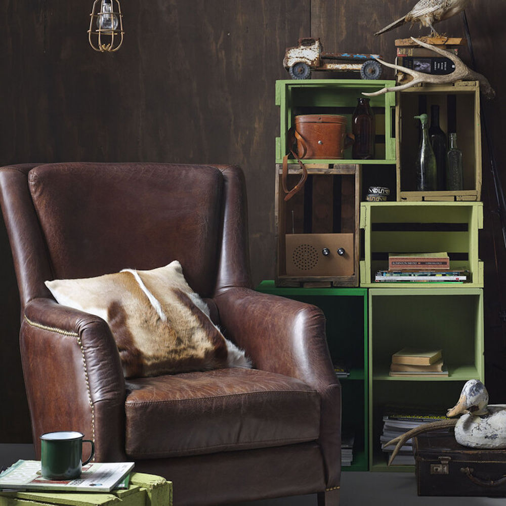 Halo Chelsea Armchair &#8211; Vintage Cigar