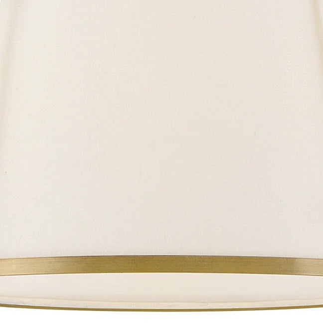 Off-white metal shade