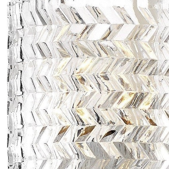 Chevron cut glass