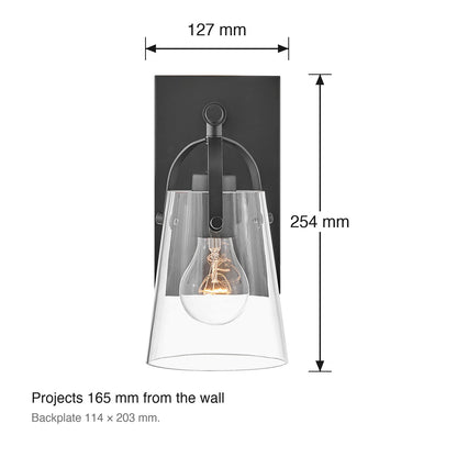 Foster Wall Bracket by Hinkley dimensions in millimetres