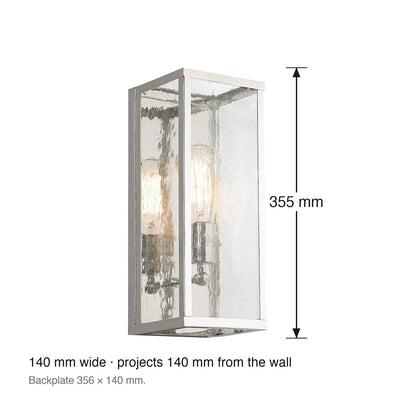 Harrow Wall Sconce by Visual Comfort dimensions in millimetres