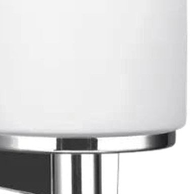 Etched white glass