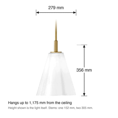 Honey Pendant by Lark dimensions in millimetres