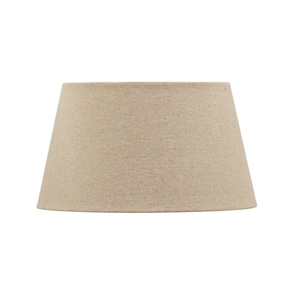 Raw Linen Tapered Drum 41cm Lampshade