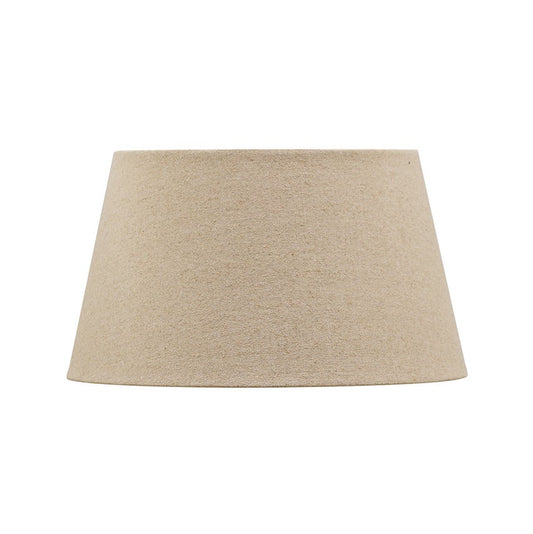 Raw Linen Tapered Drum 41cm Lampshade
