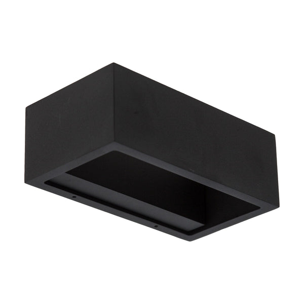Brick Exterior Wall Wash Light by Halcyon in Black
