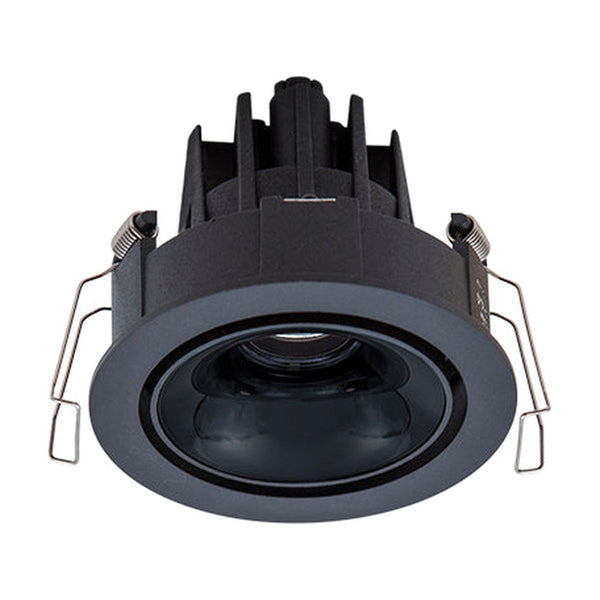 Cevon Dark Art Tilt/Rotate Small Downlight Kit by Halcyon in Black