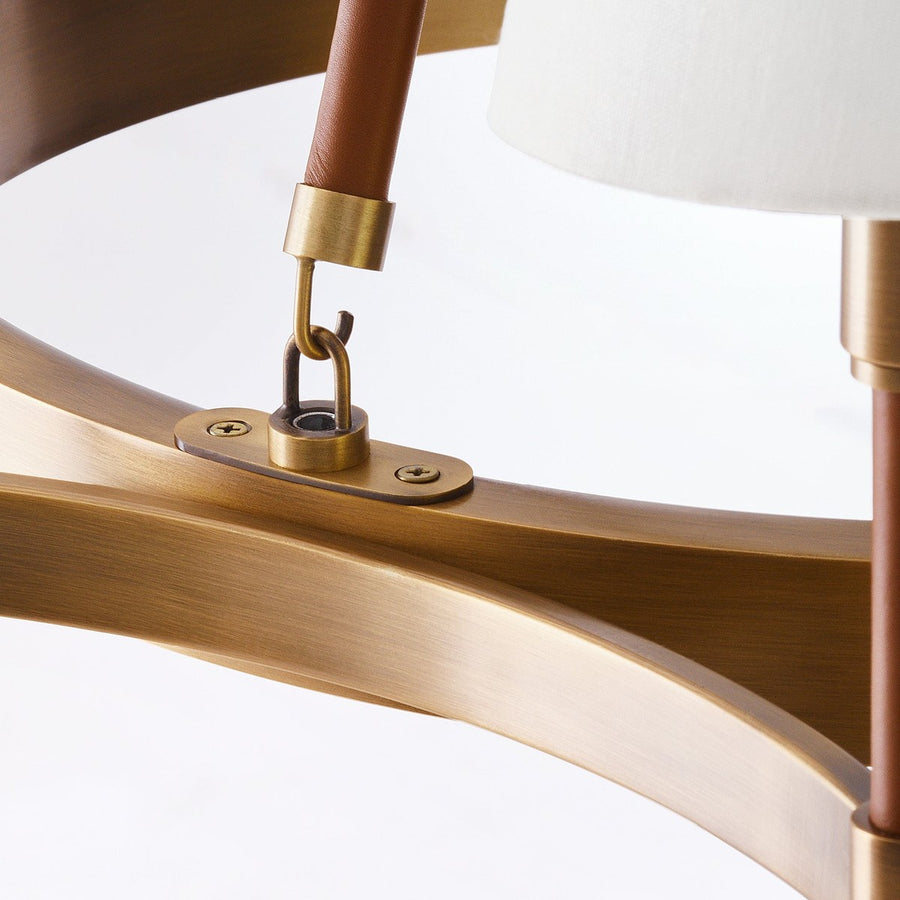 Hand-stitched leather