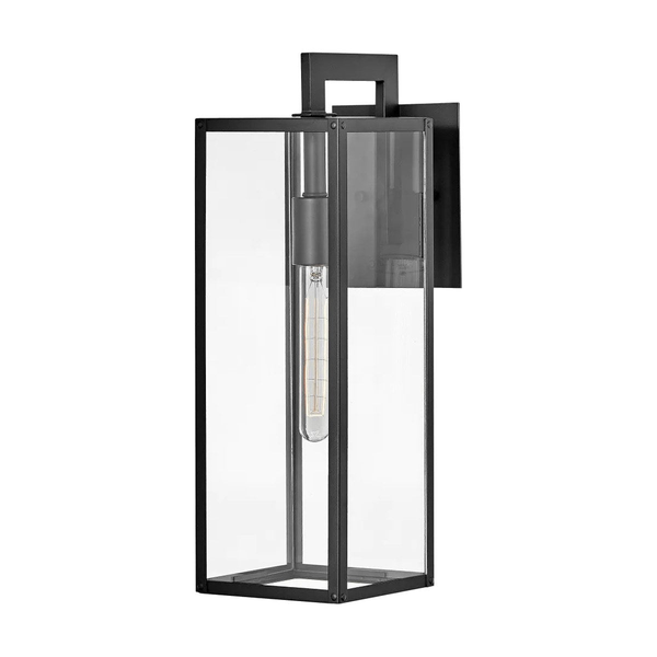 Max Medium Exterior Lantern by Hinkley in Black