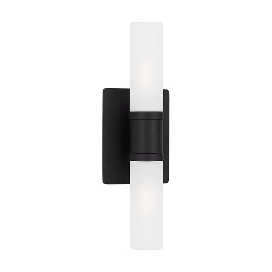 Keaton Small Wall Light by Visual Comfort in Midnight Black