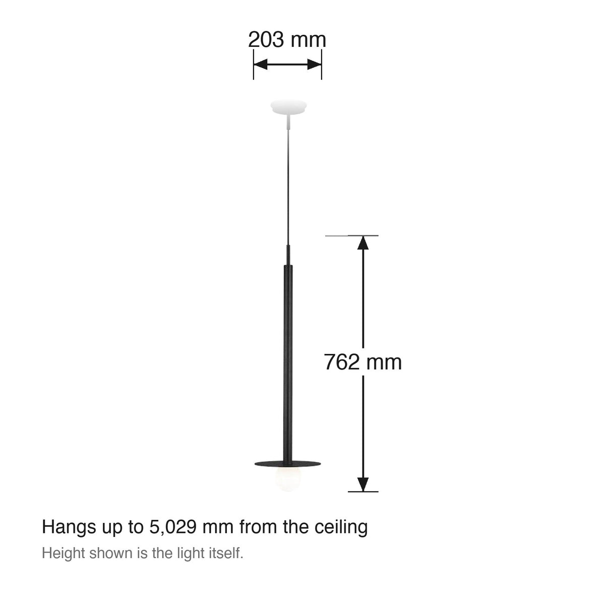 Nodes Large Pendant by Visual Comfort dimensions in millimetres