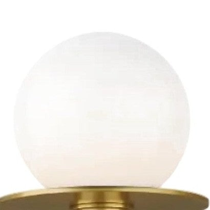 Milk glass globe