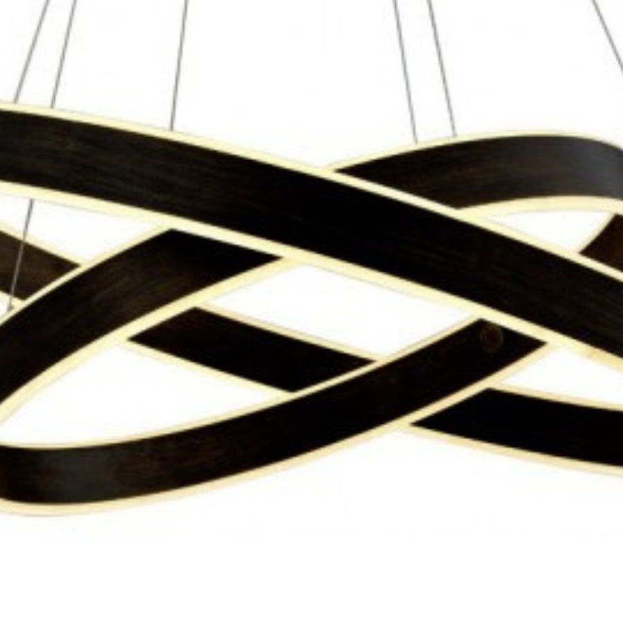 Two interlocking rings