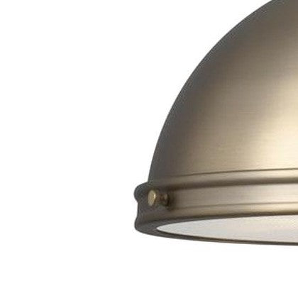 Satin brass dome