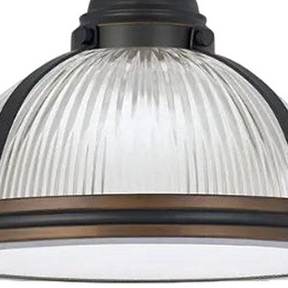 Ribbed clear glass
